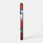 Blauwe roos iPhone 16 hoesje (Linkerkant)
