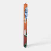 Blauwe roos iPhone 16 hoesje (Rechterkant)