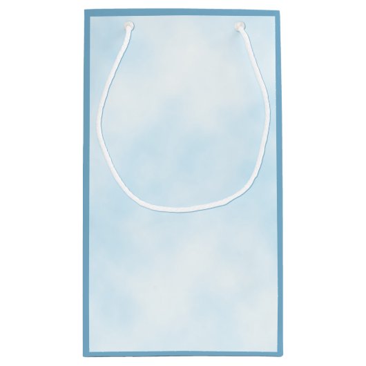 Blauwe roos klein cadeauzakje (Achterkant)