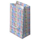 Blauwe Roos met kleine cadeautas (Voorkant Gekanteld)