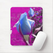 Blauwe Roos Muismat Bud (Met muis)
