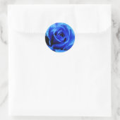 Blauwe roos sticker (Tas)