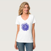 Blauwe roos t-shirt (Voorkant volledig)