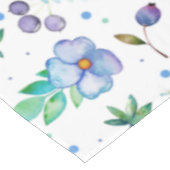 Blauwe roos tafelkleed (Gekanteld)