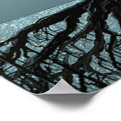 Blauwe Roots Lights Poster (Hoek)