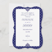 Blauwe Rosace Kaart (Achterkant)