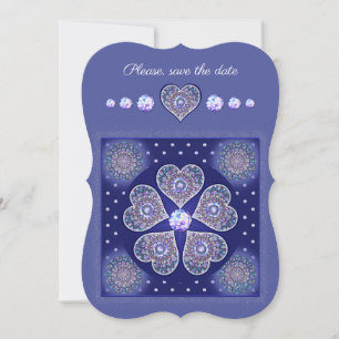 Blauwe Rosace Kaart