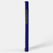 Blauwe rosace samsung galaxy hoesje (Rechterkant)