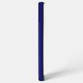 Blauwe rosace samsung galaxy hoesje (Linkerkant)