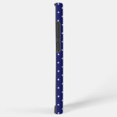 Blauwe rosace samsung galaxy hoesje (Rechterkant)