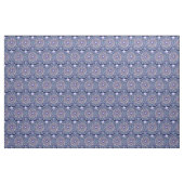 blauwe rosace stof (Yard (91,4 cm))