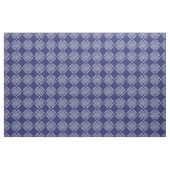 blauwe rosace stof (Yard (91,4 cm))