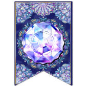 Blauwe Rosace Vlaggetjes (Tweede vlag)