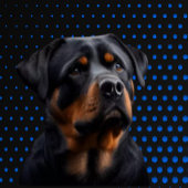 BLAUWE Rottweiler PUTTER Golfheadcover