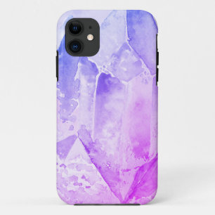 *~* Blauwe Roze Amethyst Kristal Helende Energie Case-Mate iPhone Case
