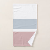  blauwe roze bad handdoek (Handdoek)