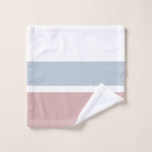  blauwe roze bad handdoek (Wasdoekje)