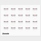 Blauwe roze kompas Gamer Dank je Stickers (Vel)