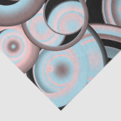 Blauwe roze mocha en zwarte verloopkleur vullen tissuepapier (Detail)