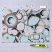 Blauwe roze mocha en zwarte verloopkleur vullen tissuepapier (Craft)