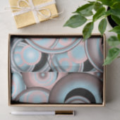 Blauwe roze mocha en zwarte verloopkleur vullen tissuepapier (Geschenk)