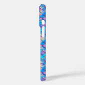 Blauwe Roze Neonschaal Case-Mate iPhone Case (Achterkant / Links)