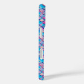 Blauwe Roze Neonschaal Case-Mate iPhone Case (Achterkant / Rechts)