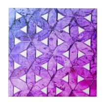 Blauwe roze paarse bloem van het leven, bange geom