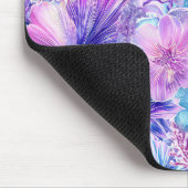 BLAUWE ROZE PAARSE ONDERZEESE PLANTEN & SCHELPEN MUISMAT (Hoek)