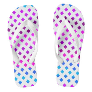 Blauwe roze Paarse Teenslippers