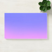 Blauwe Roze Sunset Ombre Post-it® Notes (Kantoor)