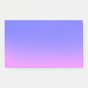 Blauwe Roze Sunset Ombre Post-it® Notes