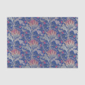 blauwe roze thistel tissuepapier (Voorkant)