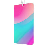 Blauwe roze waterverf abstracte pastel luchtverfrisser (Links)