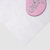 Blauwe roze winkels tissuepapier (Detail)