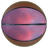 Blauwe Roze Wolken Basketbal (Voorkant)