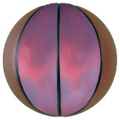 Blauwe Roze Wolken Basketbal (Verticaal)