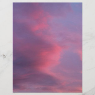 Blauwe Roze Wolken Flyer