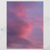 Blauwe Roze Wolken Flyer (Achterkant)