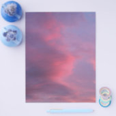 Blauwe Roze Wolken Flyer (Enkel)
