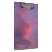 Blauwe Roze Wolken Klembord (Rechts)