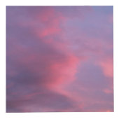 Blauwe Roze Wolken Kubus (Voorkant)