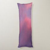 Blauwe Roze Wolken Lichaamskussen (Achterkant (Verticaal))