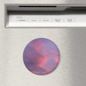 Blauwe Roze Wolken Magneet (Insitu (Vaatwasser))