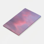 Blauwe Roze Wolken Post-it® Notes (Schuin)