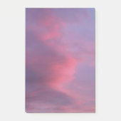 Blauwe Roze Wolken Post-it® Notes (Voorkant)