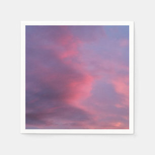 Blauwe Roze Wolken Servet