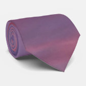 Blauwe Roze Wolken Stropdas (Opgerold)