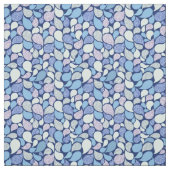 Blauwe roze zeegolfgolven stof (Swatch)