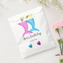blauwe roze zeemeermin waterverf voeg naam toe ver
